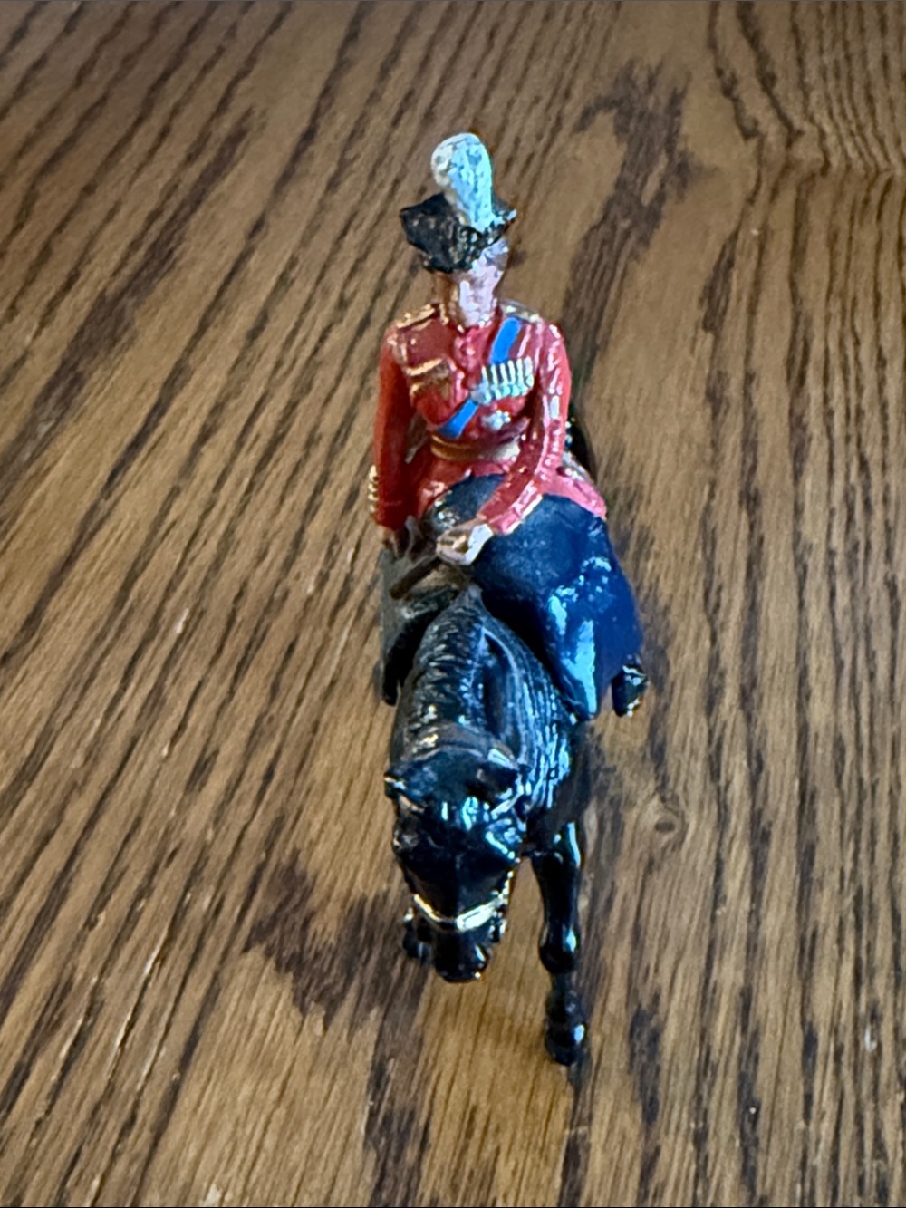 Her Majesty The Queen Elizabeth 11, Trooping the Colour, Mounted Horse Figurine.